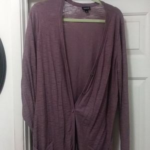 Lightweight duster cardigan sweater